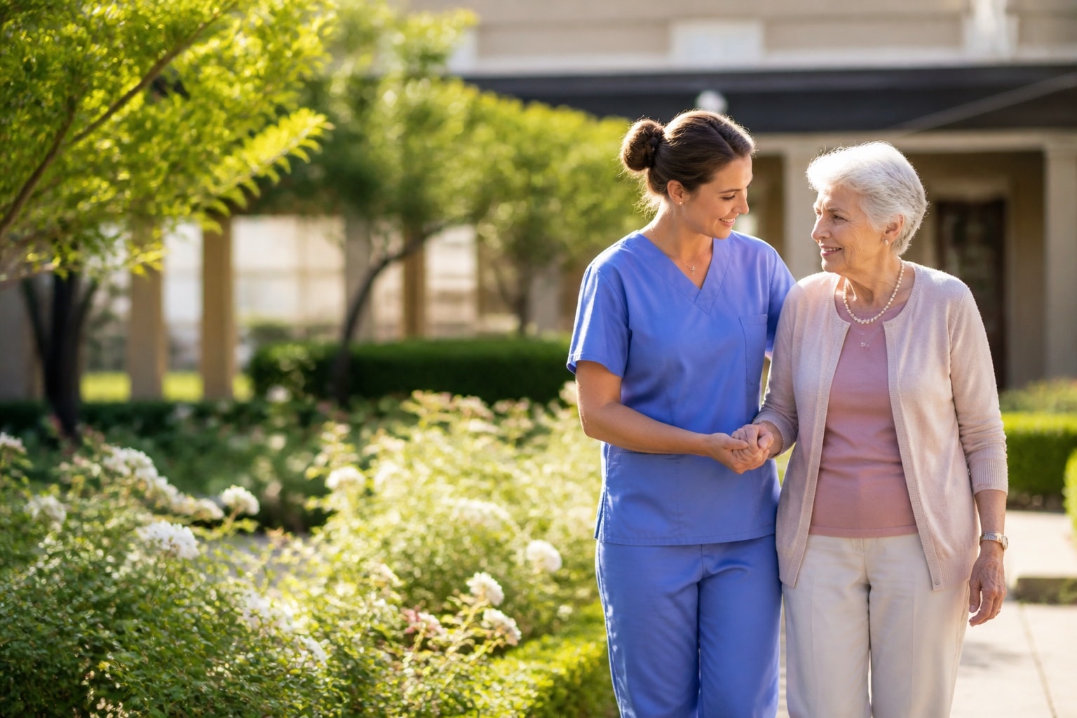 Saintfield Lodge Nursing Home - Electus care team supporting residents